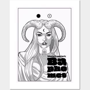 Baphomet, good and evil Posters and Art